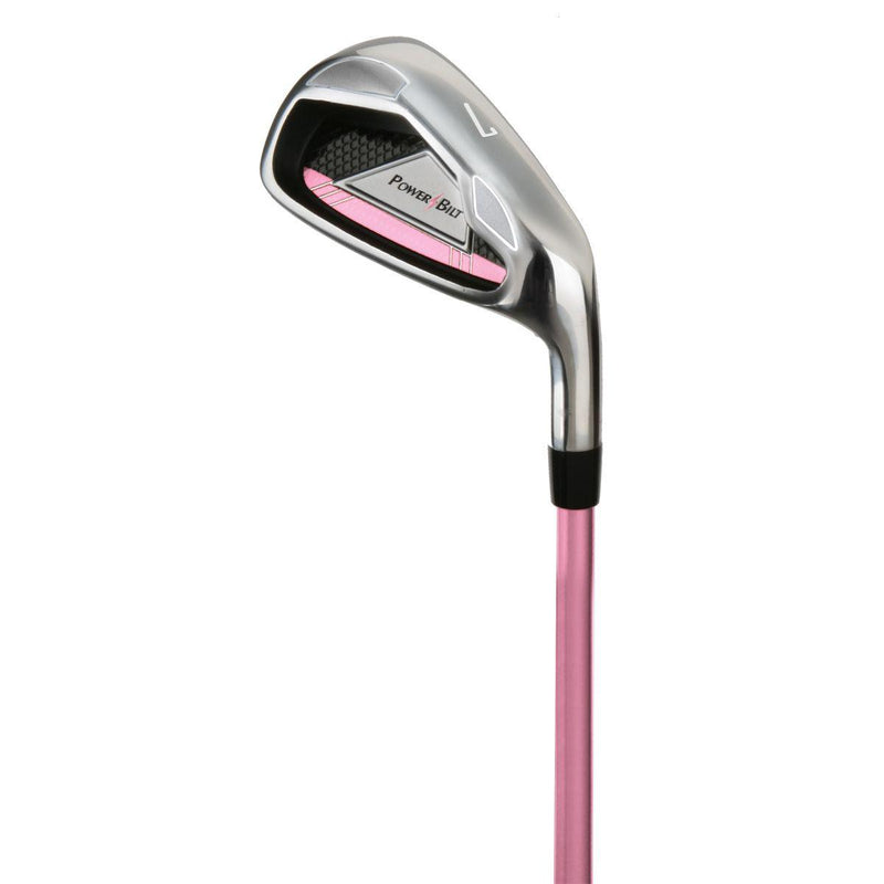 Load image into Gallery viewer, PowerBilt 4 Club Girls Golf Set for Ages 5-8 (44-52 inches) Pink
