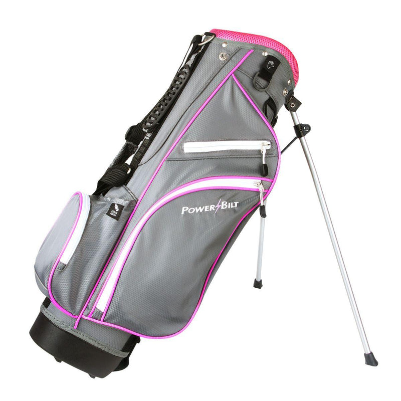 Load image into Gallery viewer, PowerBilt Girls Golf Stand Bag Pink
