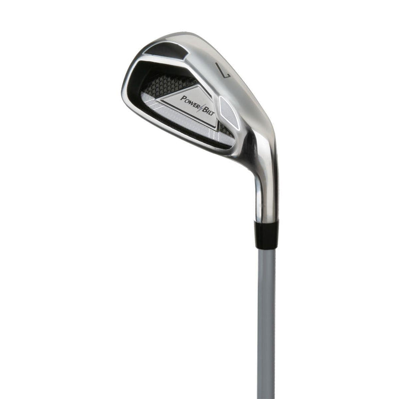 Load image into Gallery viewer, PowerBilt Junior Golf 7 Iron for Ages 9-12 Silver
