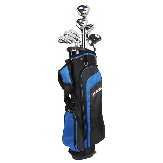 Ram Golf EZ3 9 Piece Mens Golf Set 1" Shorter Blue