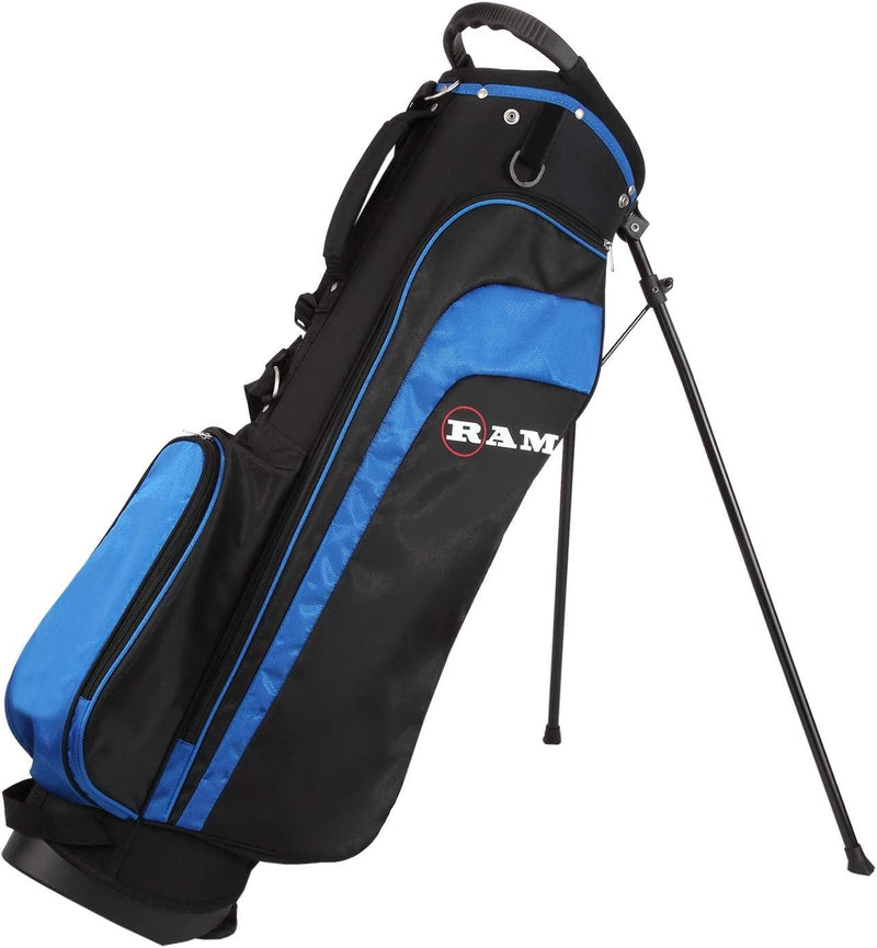 Load image into Gallery viewer, Ram Golf EZ3 9 Piece Mens Golf Set 1&quot; Shorter Blue
