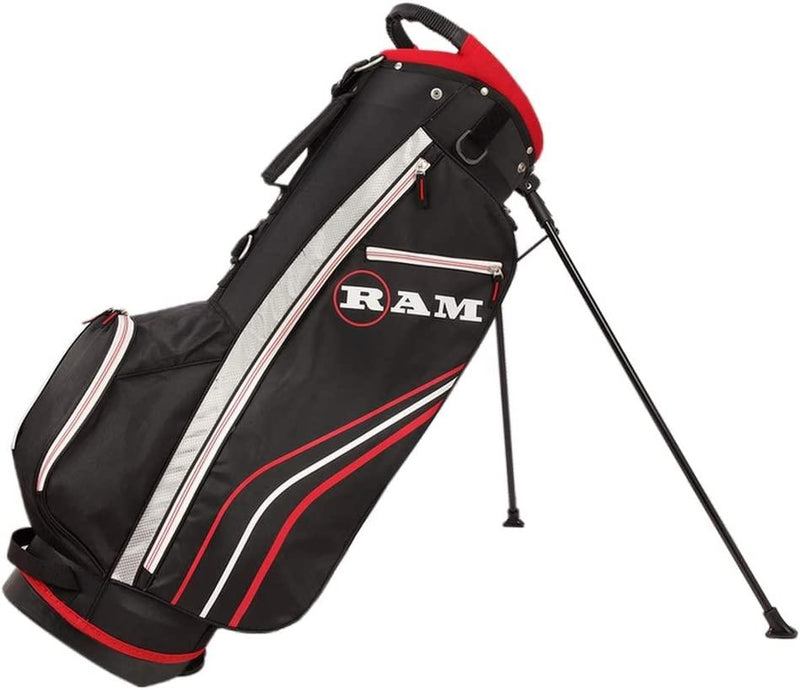 Load image into Gallery viewer, Ram Golf Accubar 9 Piece Mens Golf Set Red
