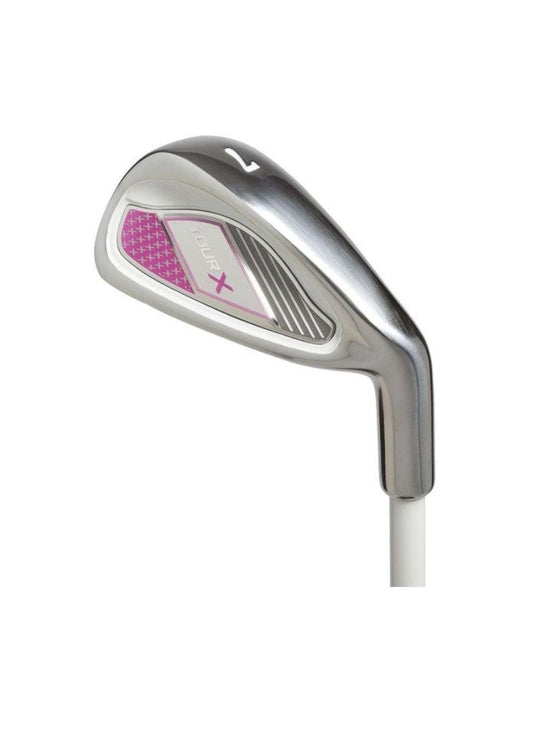Tour X Toddler Girls 7 Iron for Ages 2-4 (30-38 inches) Pink