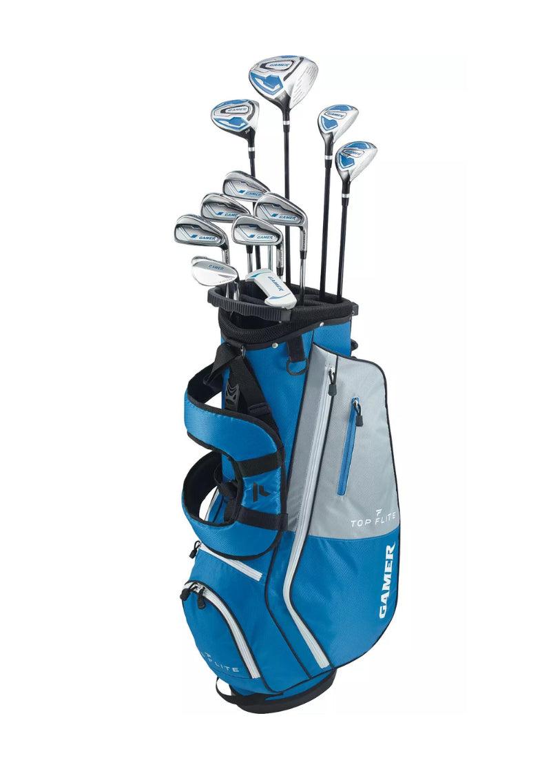 Load image into Gallery viewer, Top Flite Gamer 16 Piece Mens Golf Set Blue
