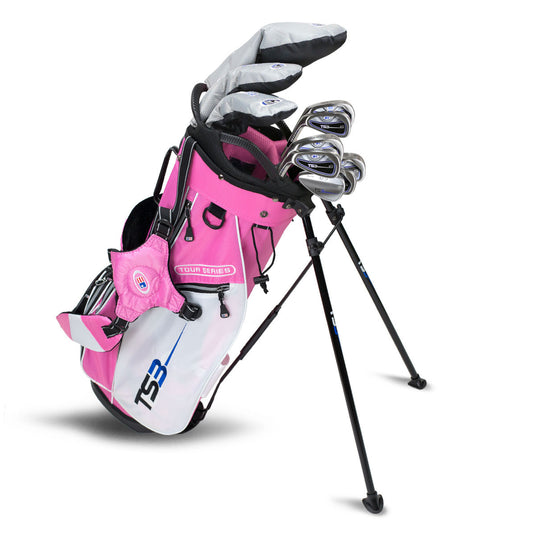 U.S Kids TS3 10 Club Girls Golf Set Ages 8-10 (54-57 inches) Pink