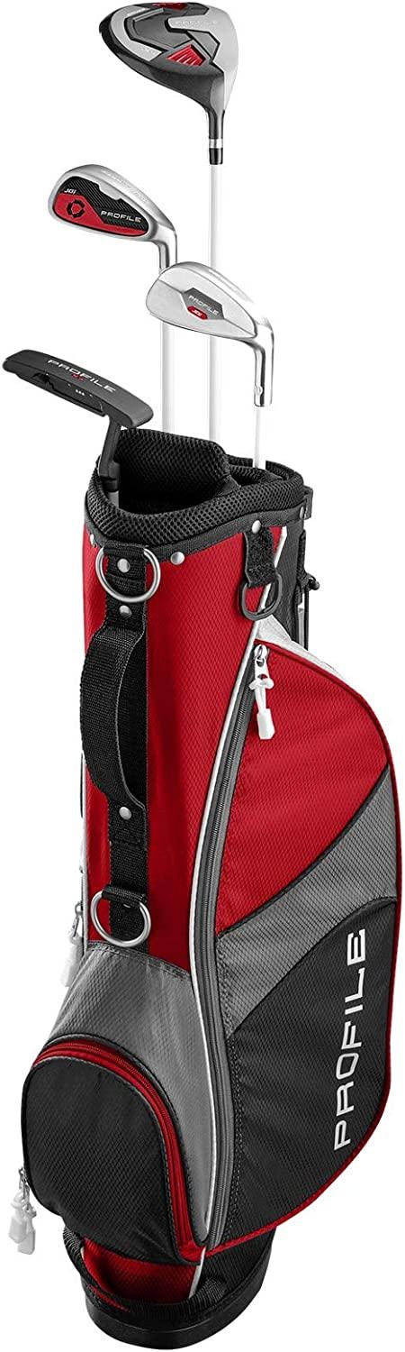Load image into Gallery viewer, Wilson JGI 4 Club Kids Golf Set for Ages 5-8 Red
