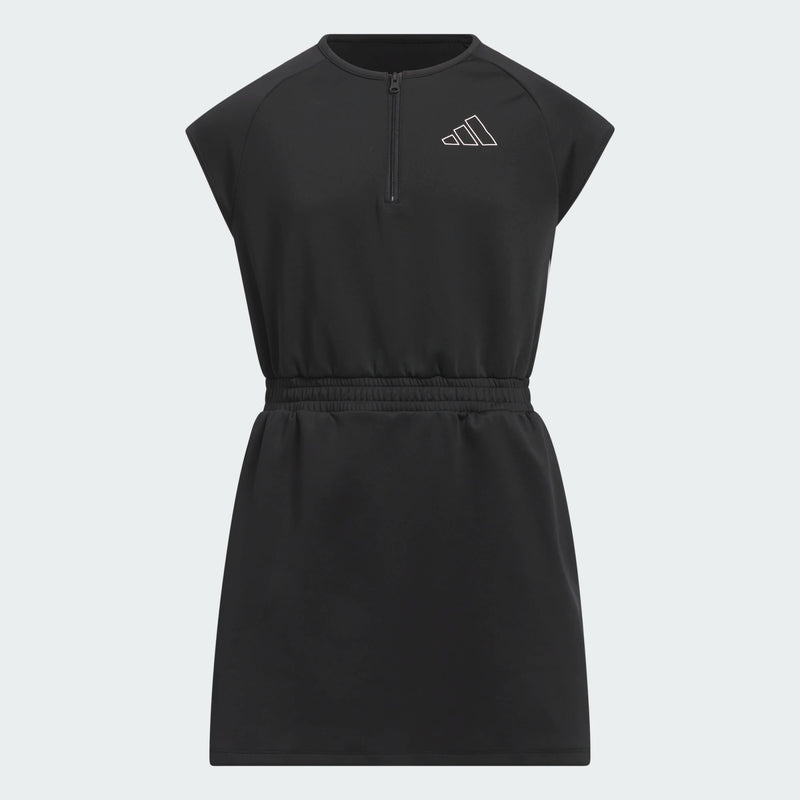 Load image into Gallery viewer, Adidas Aeroready Girls Golf Dress - BlackAdidas Aeroready Half-Zip Girls Golf Dress Black
