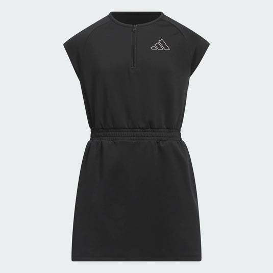 Adidas Aeroready Girls Golf Dress - BlackAdidas Aeroready Half-Zip Girls Golf Dress Black