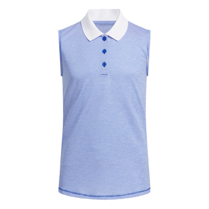 Adidas Spark Girls Golf Polo Blue