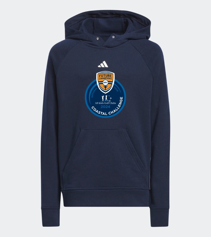 Load image into Gallery viewer, FCG Adidas Blue Coastal Challenge Youth Hoodie
