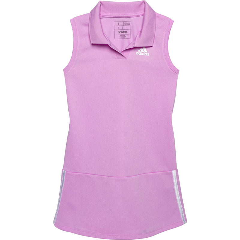 Load image into Gallery viewer, Adidas Three Stripe Little Girls Golf Dress Purple
