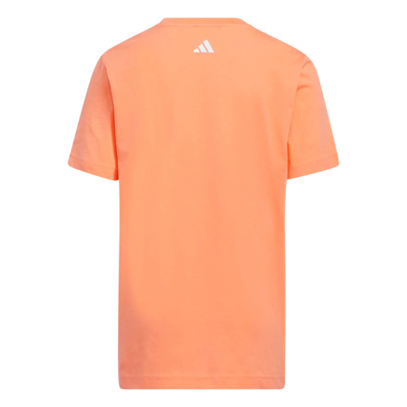 Load image into Gallery viewer, Adidas Par Three Boys Golf Shirt Orange Back
