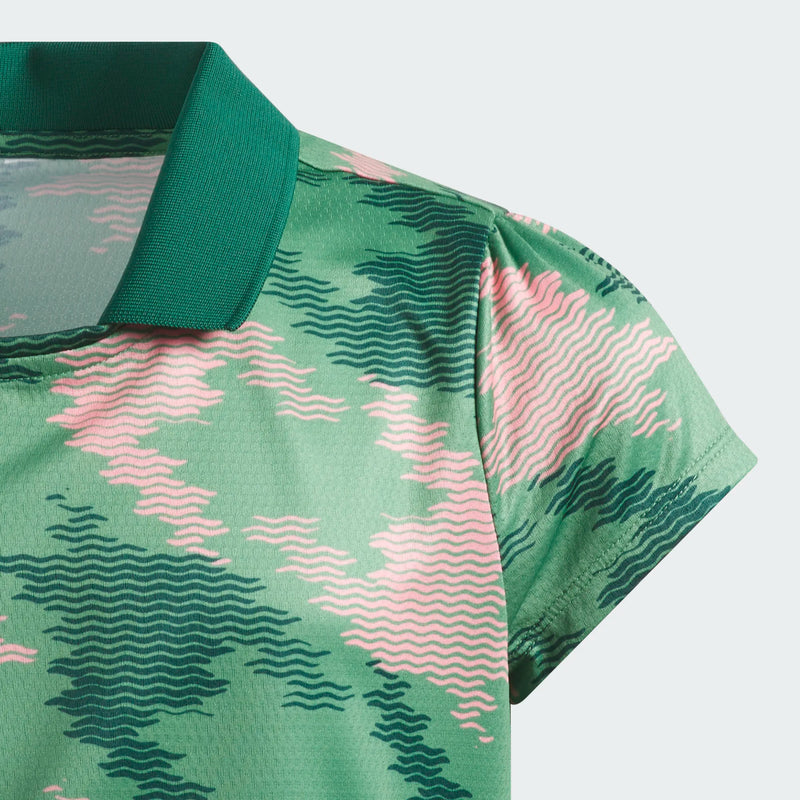 Load image into Gallery viewer, Adidas Printed Girls Golf Polo
