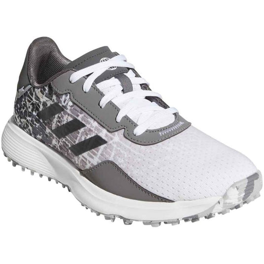 Adidas S2G Spikeless Unisex Kids Golf Shoes White/Grey Four/Grey Six