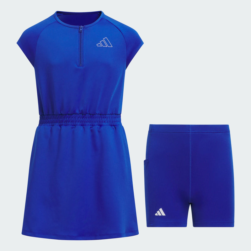 Load image into Gallery viewer, Adidas Aeroready Half-Zip Girls Golf Dress
