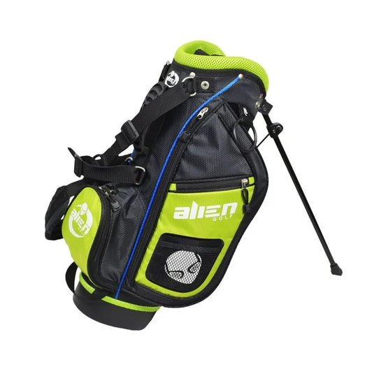 Alien Golf Junior Stand Bag Green Ages 3-5 (Bag Height 22