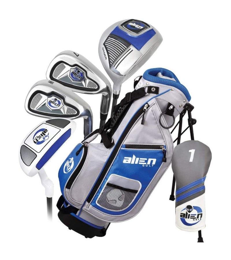 Load image into Gallery viewer, Alien 4 Club Kids Golf Set for Ages 6-8 Grey Blue
