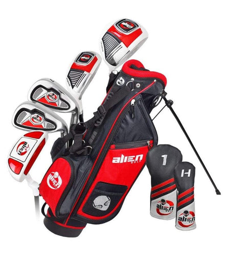 Alien 5 Club Junior Golf Set Ages 9-12 Red