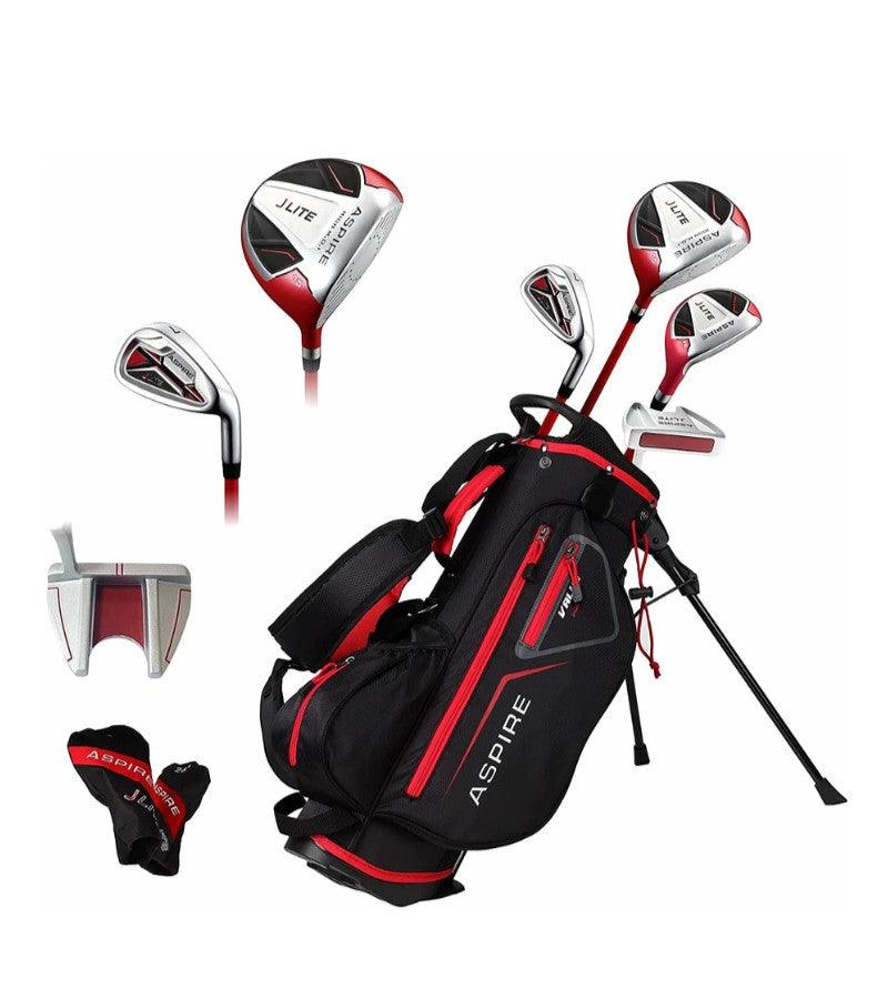 Load image into Gallery viewer, Aspire JLite 4 Club Kids Golf Set Ages 3-5 Red
