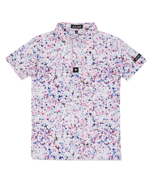 Bad Birdie Paint Splatter 3 Polo