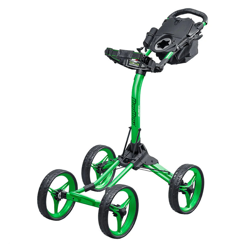 Load image into Gallery viewer, Bag Boy Quad XL Teen Golf Push Cart - Green
