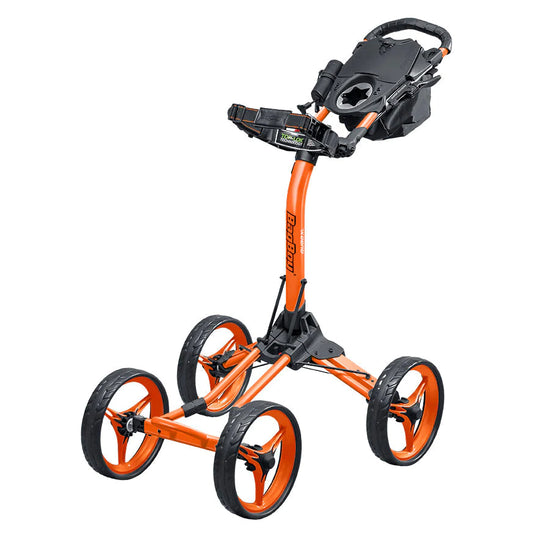 Bag Boy Quad XL Teen Golf Push Cart - Orange