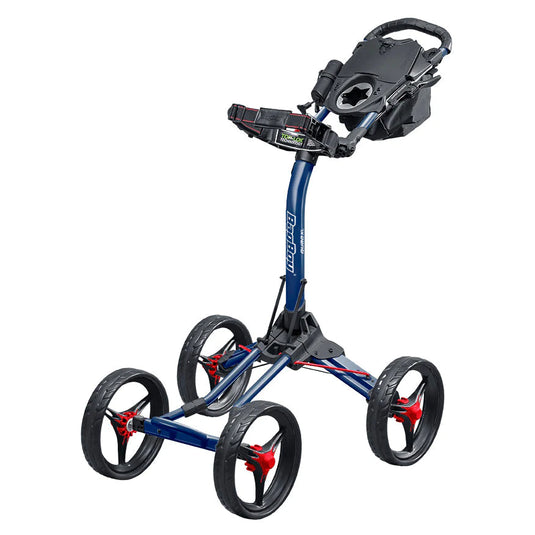 Bag Boy Quad XL Teen Golf Push Cart - Blue