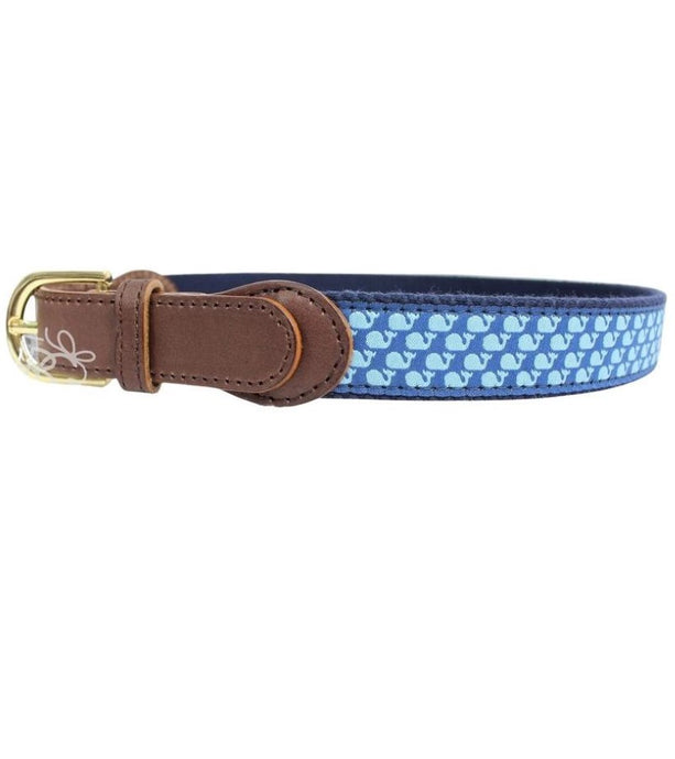 Blue Whale Youth Ribbon Belt