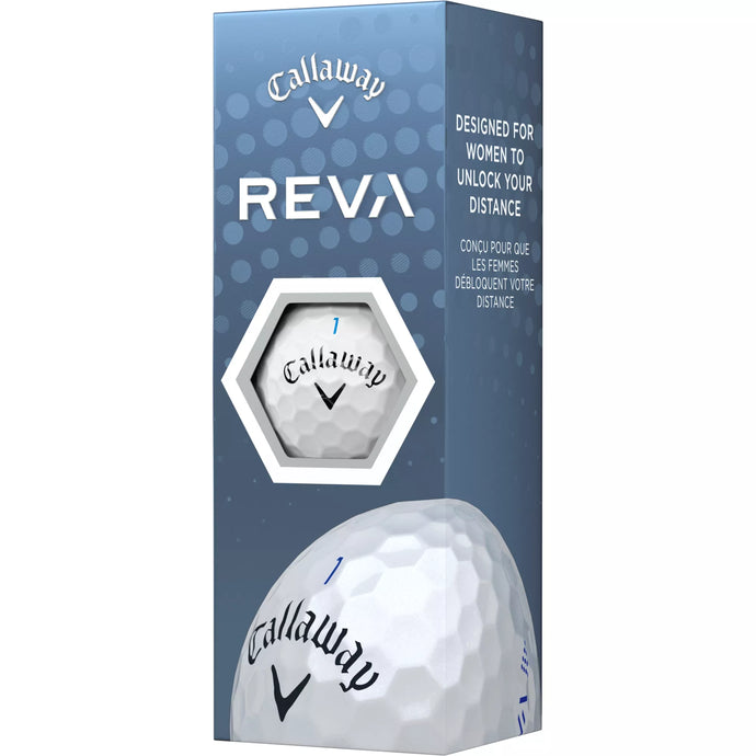 Callaway Reva Golf Balls White 3 Pack