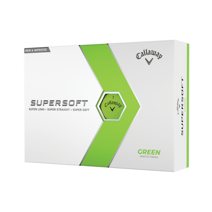 Callaway Supersoft Matte Golf Balls Green