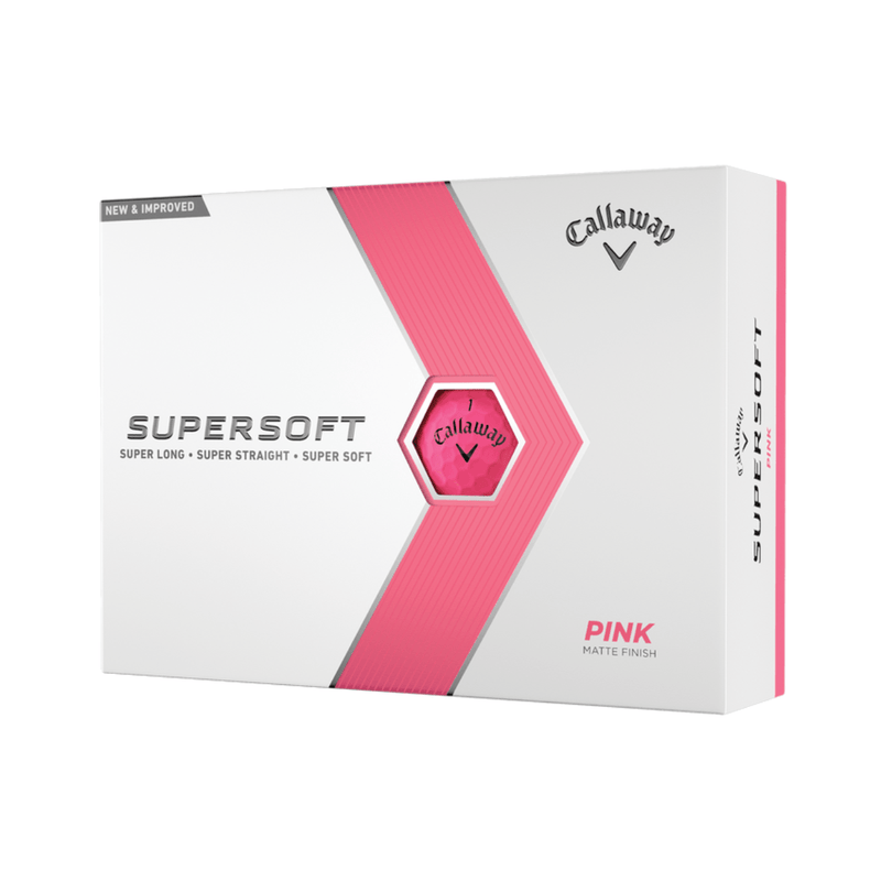 Load image into Gallery viewer, Callaway Supersoft Matte Pink Golf Balls
