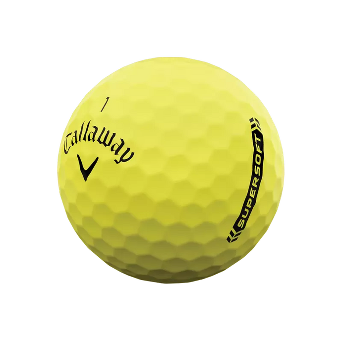 Callaway Supersoft Golf Balls Yellow - 3 Pack