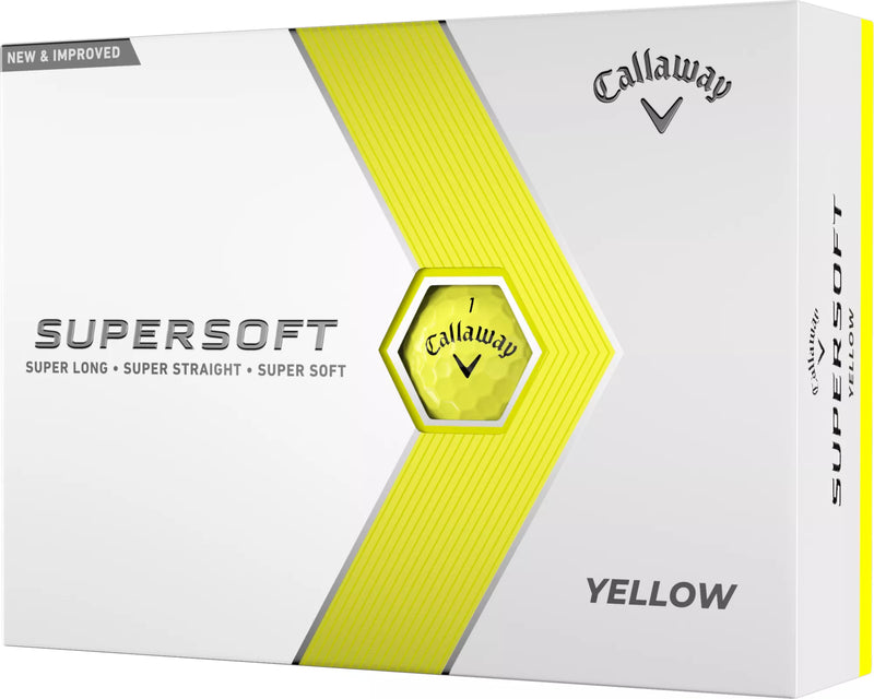 Load image into Gallery viewer, Callaway Supersoft Golf Balls Yellow
