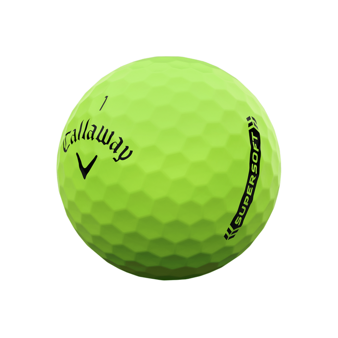 Callaway Supersoft Golf Balls Matte Green - 3 Pack