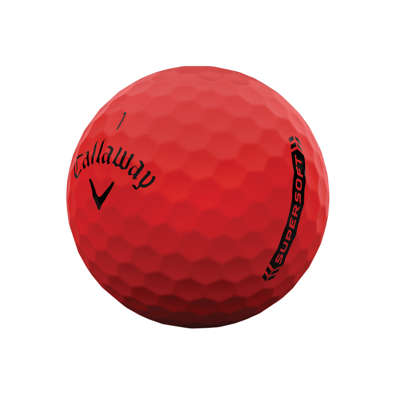 Load image into Gallery viewer, Callaway Supersoft Golf Balls Matte Red - 3 Pack
