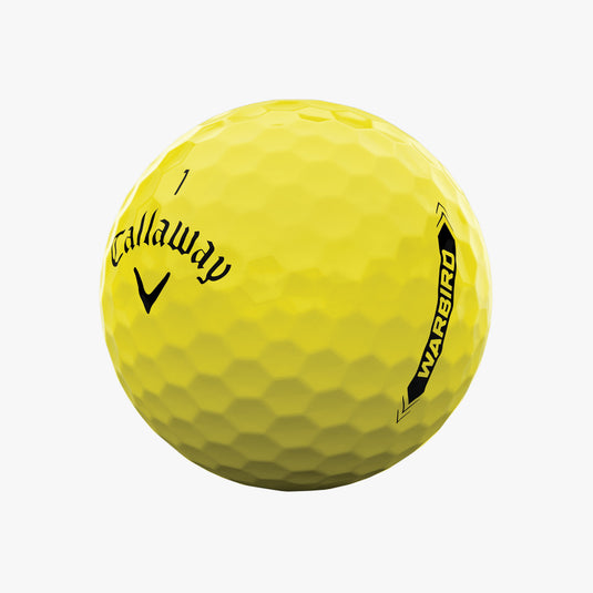 Callaway Warbird Golf Balls Yellow - 3 Pack