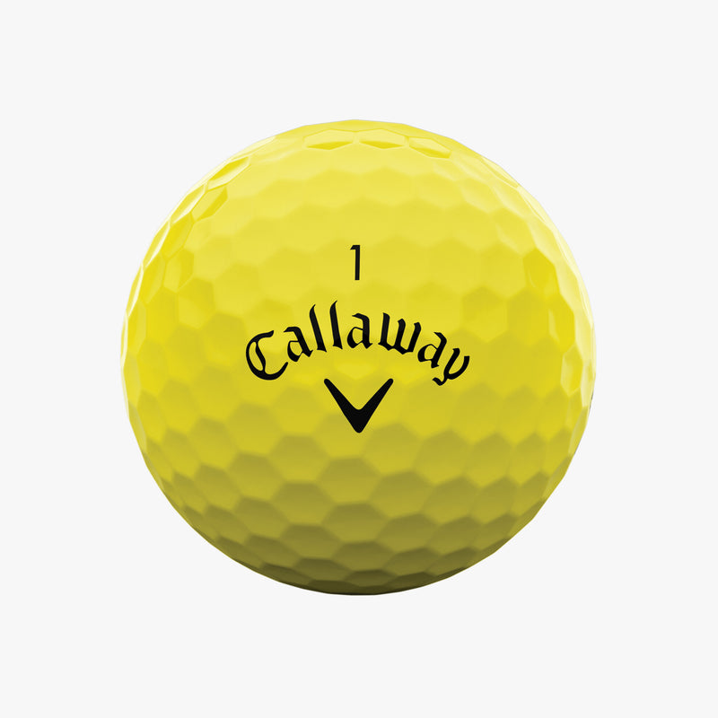 Load image into Gallery viewer, Callaway Warbird Golf Balls Yellow - 3 Pack
