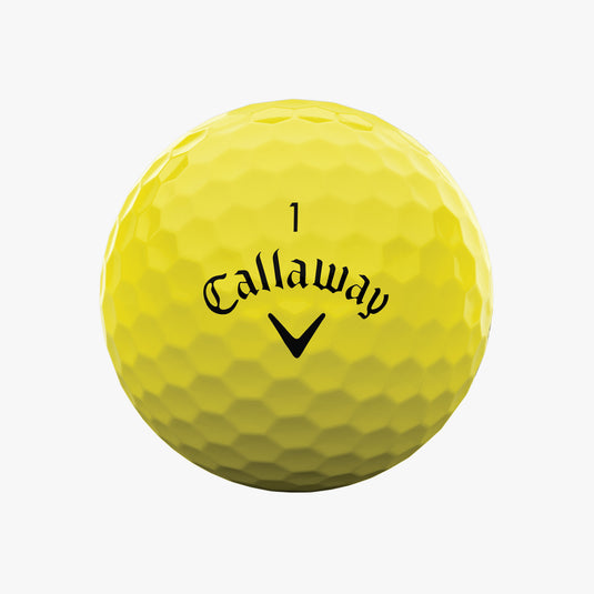 Callaway Warbird Golf Balls Yellow - 3 Pack