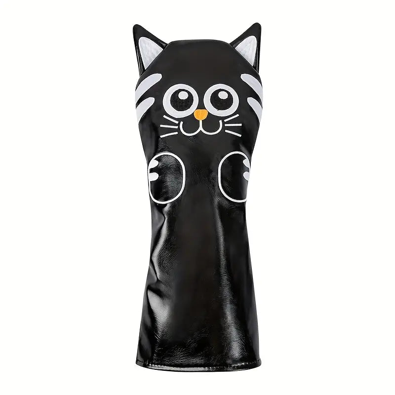 Load image into Gallery viewer, Friendly Cat Driver Headcover - Black
