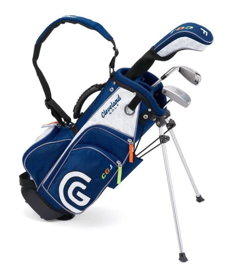 Load image into Gallery viewer, Cleveland CGJ 3 Club Kids Golf Set Ages 4-6 (kids 36-43&quot; tall) Blue
