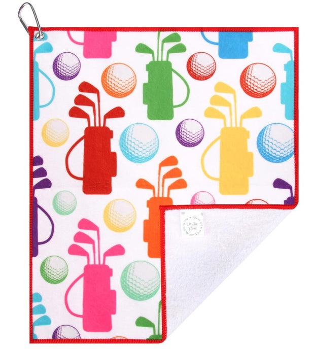 Microfiber Golf Towel - Colorful Golf Bags