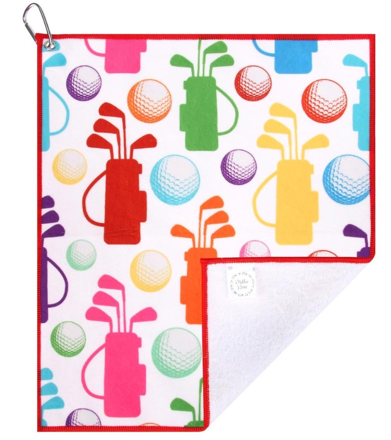 Load image into Gallery viewer, Microfiber Golf Towel - Colorful Golf Bags

