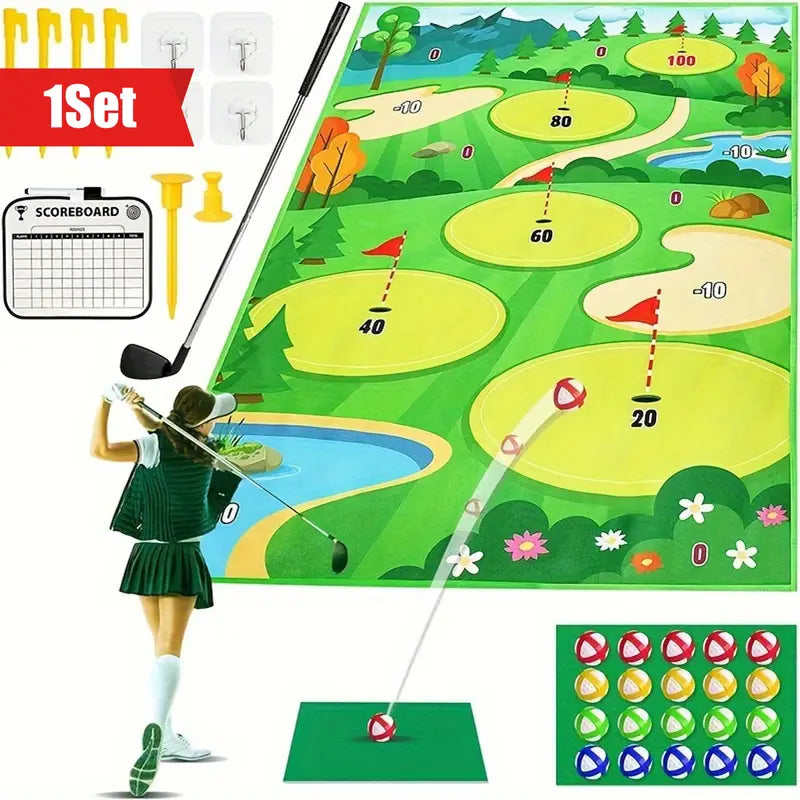 Load image into Gallery viewer, Complete Golf Chipping Velcro Game
