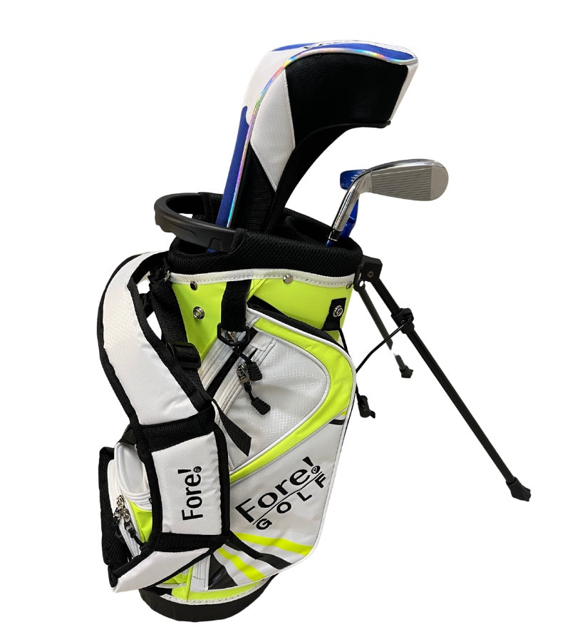 Load image into Gallery viewer, Fore! U-Lite 3 Club Kids Golf Set for Ages 3-5 (kids 36-44&quot; tall) Green
