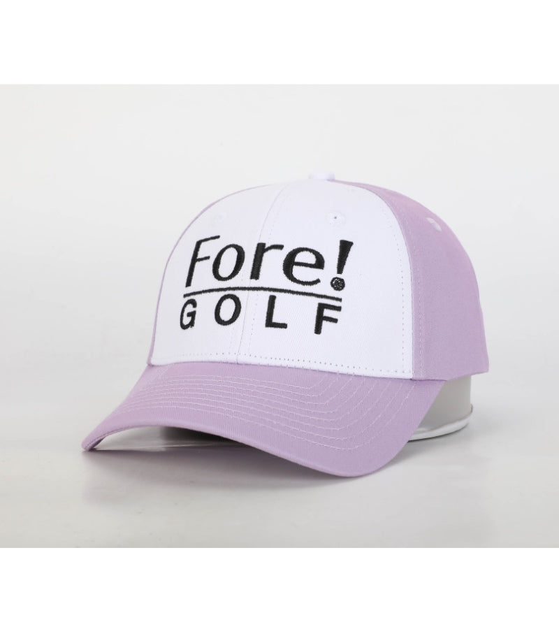 Load image into Gallery viewer, Fore! Golf Girls Youth Golf Hat Purple

