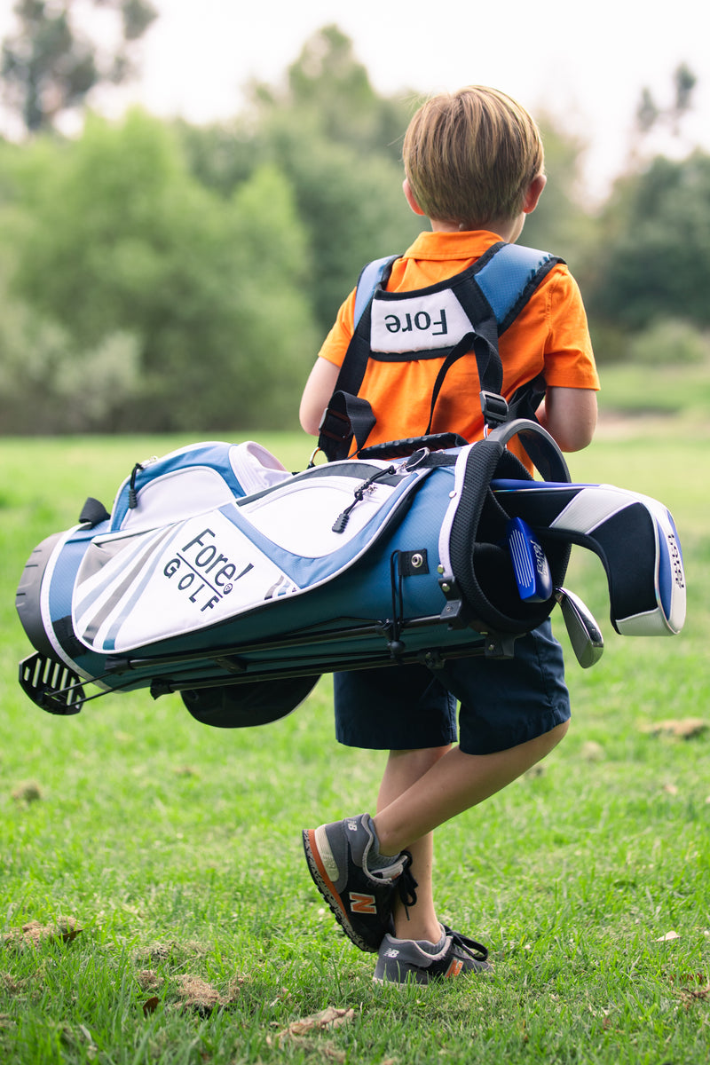 Load image into Gallery viewer, Fore! U-Lite 3 Club Kids Golf Set for Ages 3-5 (36-44 inches) Blue
