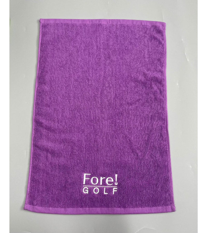 Load image into Gallery viewer, Fore! Golf Junior Golf Towel Purple
