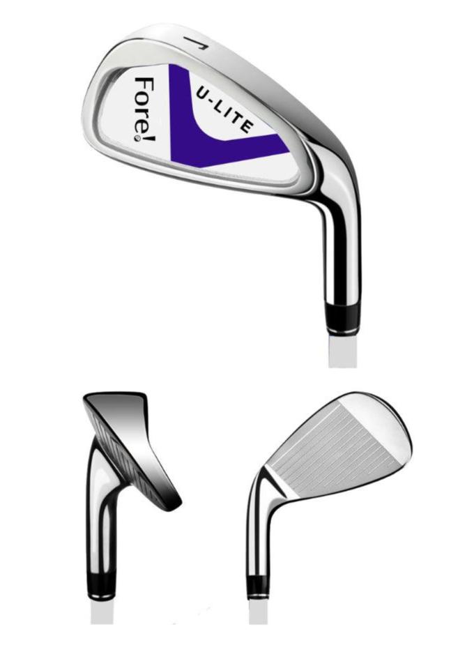 Load image into Gallery viewer, Fore U-Lite Girls 7 Iron for Ages 6-8 Purple - Right &amp; Left Hand
