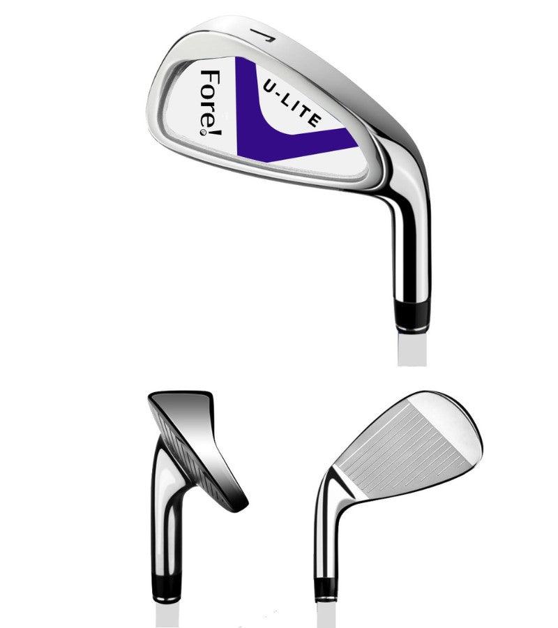 Load image into Gallery viewer, Fore! U-Lite Girls 7 Iron Ages 3-5 Purple
