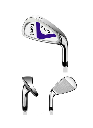 Fore U-Lite Girls 7 Iron for Ages 6-8 Purple - Right & Left Hand